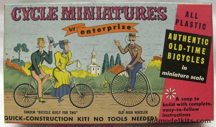 Enterprise 1/15 Cycle Miniatures Old High Wheeler Bicycle, B1 plastic model kit